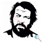 Autoaufkleber Bud Spencer, Aufkleber Bud Spencer